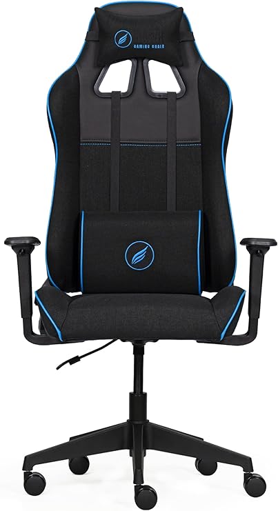 Hawk Gaming Chair Fab E2 Siyah Mavi Kumaş Oyuncu Koltuğu