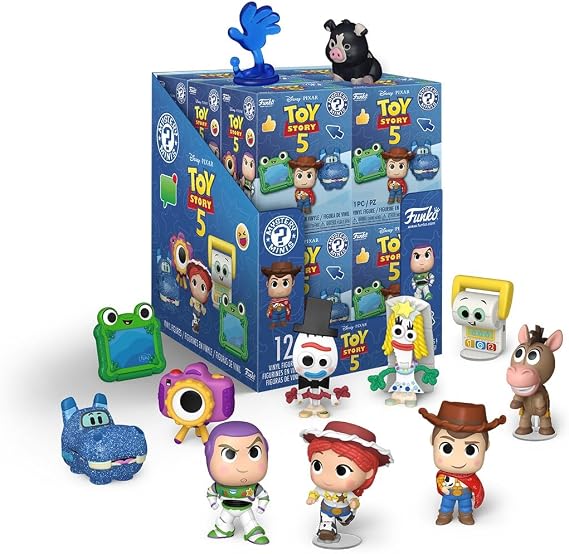 Funko Mystery Mini - Toy Story 5 - Woody, Buzz Lightyear, Lilypad & More - 1 of 12 to Collect - Styles May Vary - Collectible Vinyl Figure - Gift Idea
