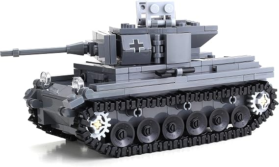 German WW2 Panzer Tank - Battle Brick Custom Set