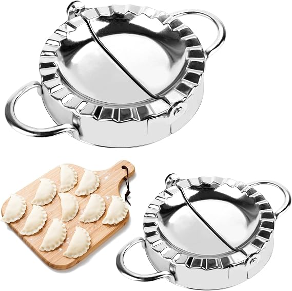 2 Pcs Dumpling Maker, Dumpling Press and Cutter, Pierogi Maker