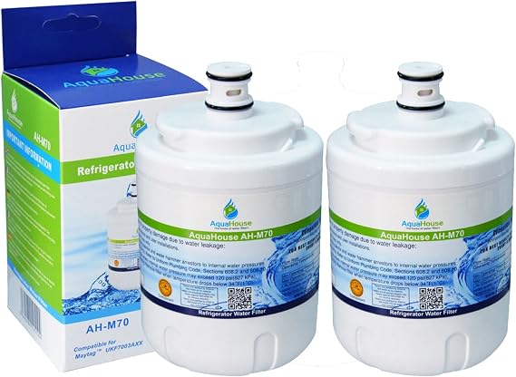 2X AH-M70 Compatible for Maytag UKF7003 Fridge Water Filter, Amana, Jenn-Air, Smeg FRSA, UKF7003AXX, Beko