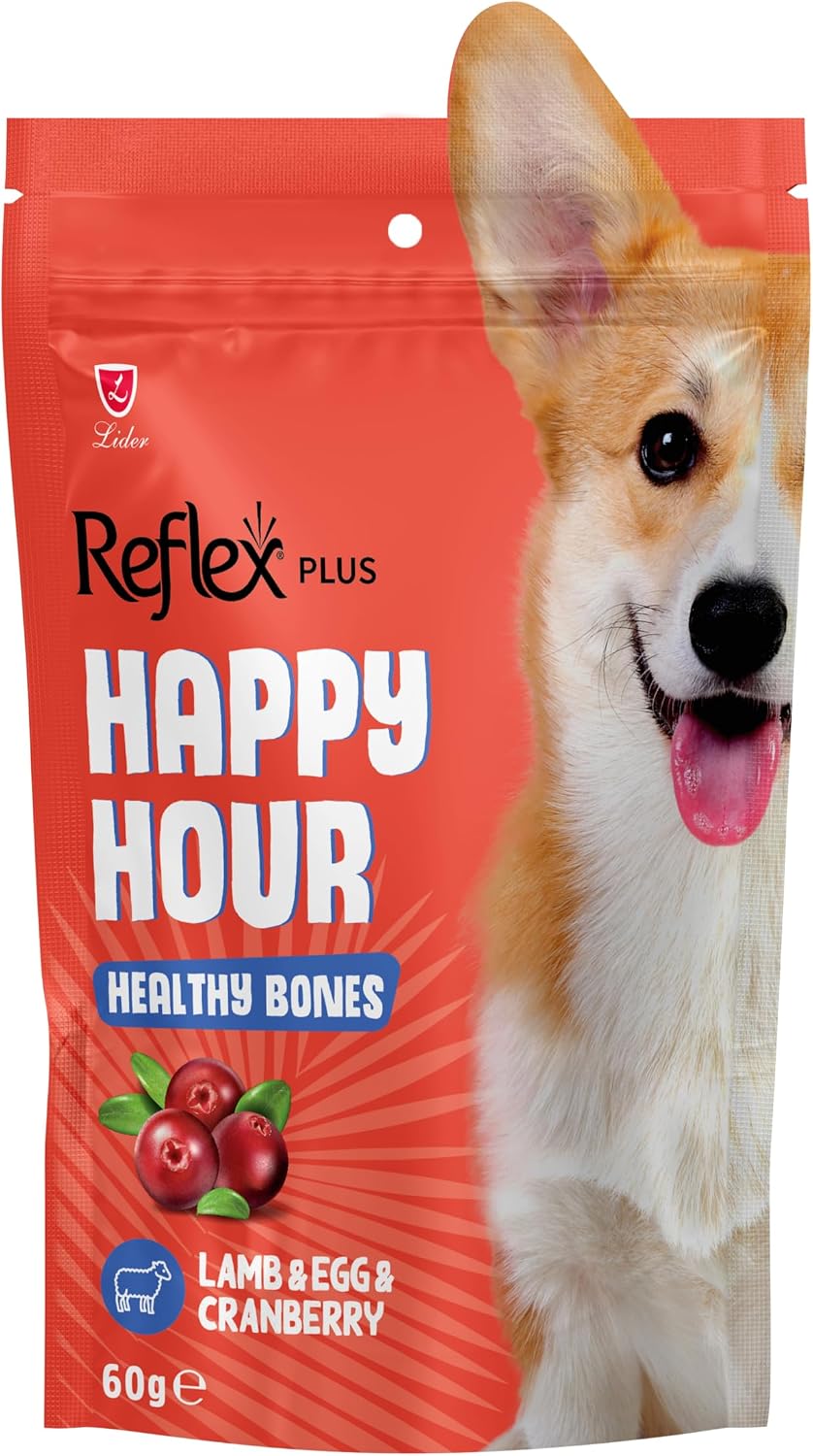 Reflex Happy Hour Sağlikli Kemikler Için Destekleyici Köpek Ödül Mamasi 60Gr