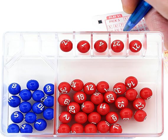 Lottery Ball Machine - Portable Selector for Lottery,Lotteery Number Drawing Toy, Lotttery Number Picker Machine, Lotttery Selector for All Lotteries