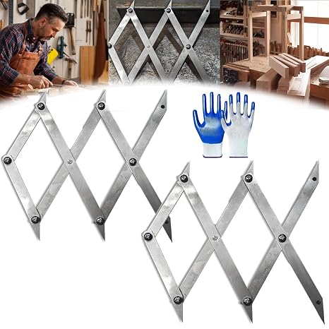 Picket Master Pro 3 Point Center Finder for Precise Measurements, Woodworking Center Finder Marking Tool, Center Finding Tool, Marking Layout Tool, Quickly & Accurately Locate & Set Positions (2)
