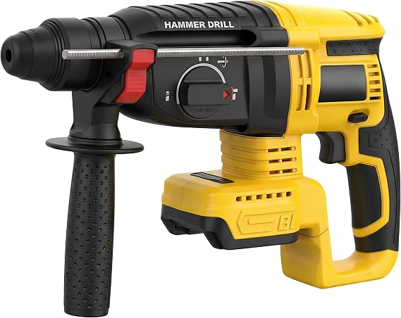 Cordless Rotary Hammer Drill | 18V/20V | Brushless SDS Plus | 4-in-1 | 2.1J | 4500 BPM | 28mm | Tool Only