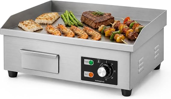 MAGIC SELECT Professional Electric Kitchen Griddle 55 x 35 cm