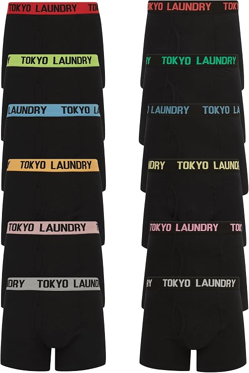 Tokyo Laundry Men's (12 Pack) Boxer Shorts Set