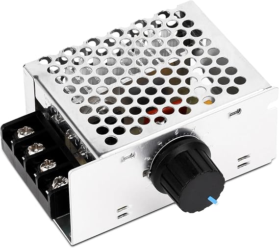 AC 220V 4000W Speed Controller High Power SCR Electronic Voltage Regulator Governor Dimmer Speed Controller Control Voltage Temperature