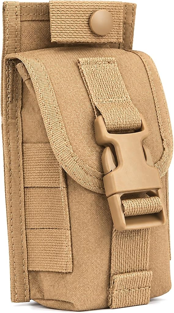 Tactical MOLLE Medical Pouch, 1000D Nylon Utility IFAK Pouch With Quick Pull Strap & Release Buckle, Compact EMT First Aid Bag For Hiking, Camping, Belt And Backpack
