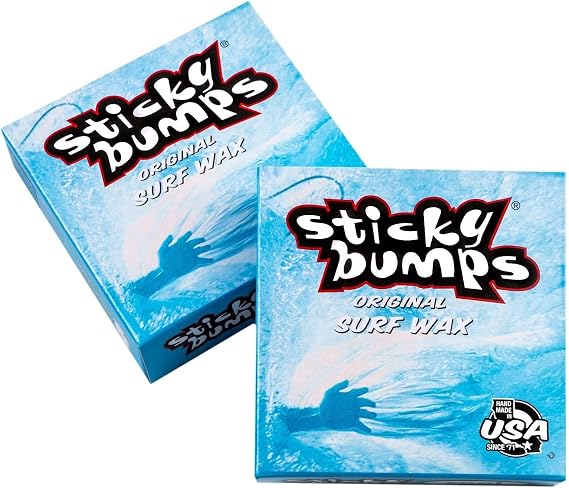 Sticky Bumps Original surf Wax Cool-Cold | Long-Lasting Surfboard Wax | Great Bump Building for Surfing | Non-Toxic, Nature-Safe | for Surfboard surf Wax Temps 69°F / 20°C & Below.