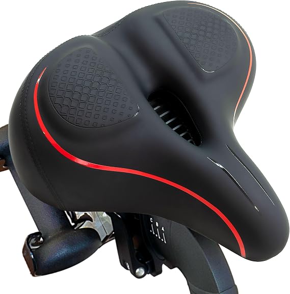 TrubliFit Extra Wide Bike Seat for Peloton & Peloton+, Oversized Cushion Seat Replacement, For Women & Men