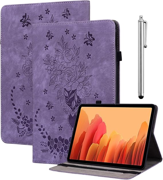 Case for Lenovo Idea Tab 11 Inch 2025(TB335F/TB336F)/Lenovo Tab M11 2024 (TB-330FU/TB-331FC) Multi-Angle Folio Flip PU Leather Protective Case with Pen Holder and Stand Function Purple