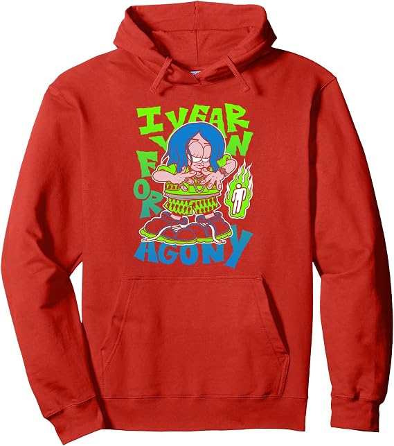 Official Billie Eilish Agony Music for fans merch Pullover Hoodie
