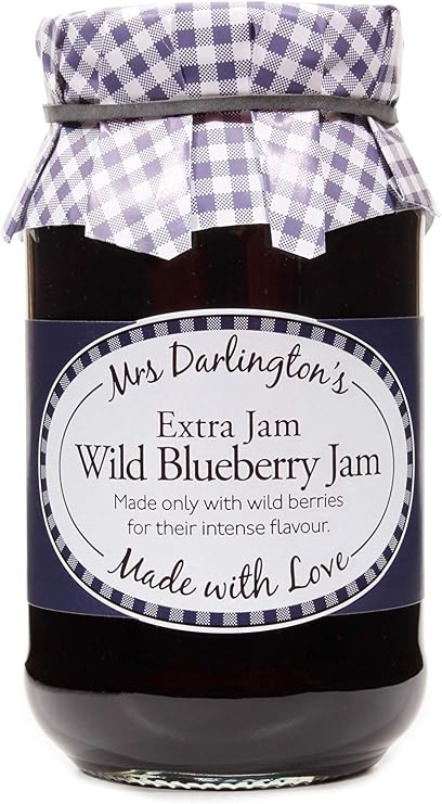 Mrs Darlingtons|Mrs Darlington's - Extra Jam, Wild Blueberry Jam 340g