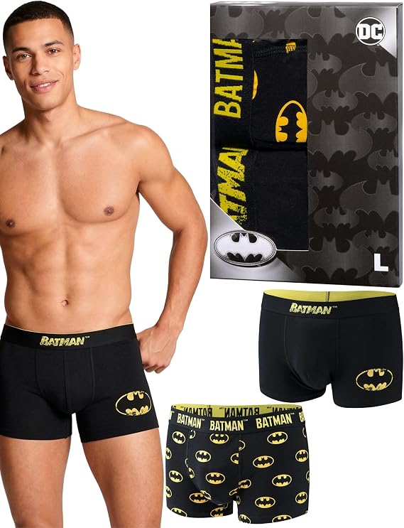 DC Comics Batman Boxer Man Pack - Cotton Briefs - Underwear M-XL