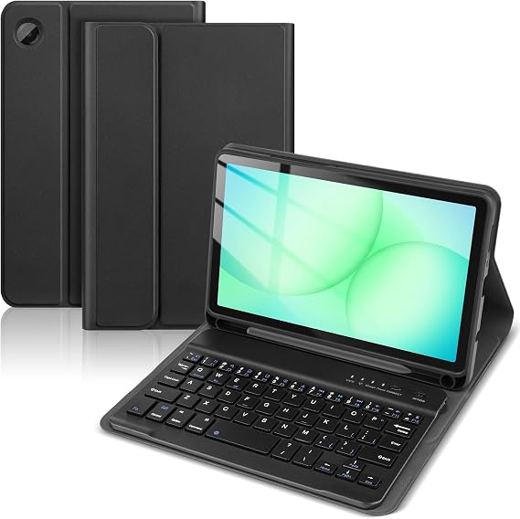 Keyboard Case for Samsung Galaxy Tab A11/A9 8.7" 2025/2023