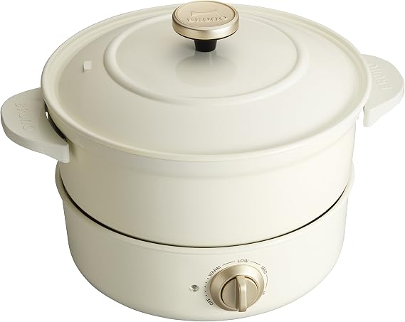 BRUNO BOE029-WH Grill Pot, White