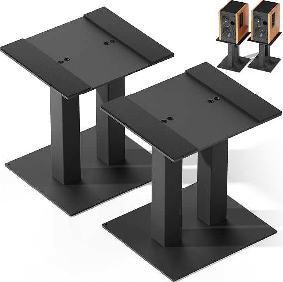 1 Pair Desktop Speaker Stands, Studio Monitor Speaker Stands up to 13KG
