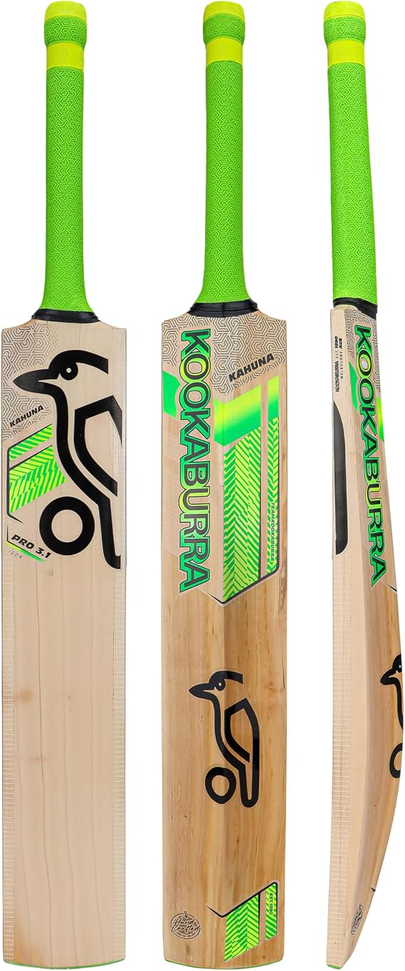 Kookaburra Kahuna Pro 3.1 Icon Junior Cricket Bat - Size 5, Lime