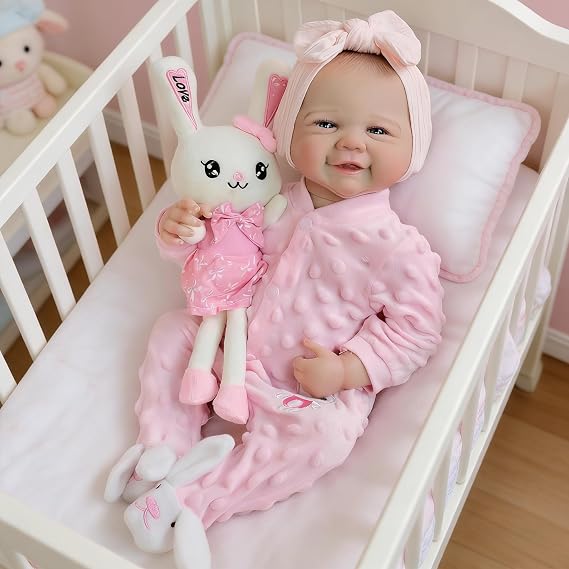 iCradle Reborn Dolls 19 Inch Lifelike Reborn Baby Doll