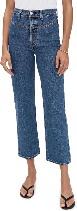Levi's Women's Ribcage Western Yoke Jeans