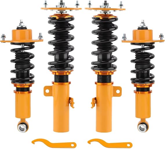 Coilovers Lowering Kit Compatible With Toyota For Corolla E140 E150 E160 E170 2009-2019 Height Adjustable Coilover Suspension Shocks Coilovers Struts Shock Absorber