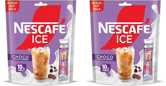 NESCAFÉ Milky Ice Choco Çikolata Aromalı 10'lu Paket (10x10.6 G) 2li paket