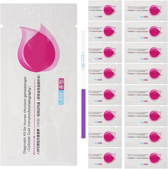 20pcs Home Pregnancy Test Strips with Instructions