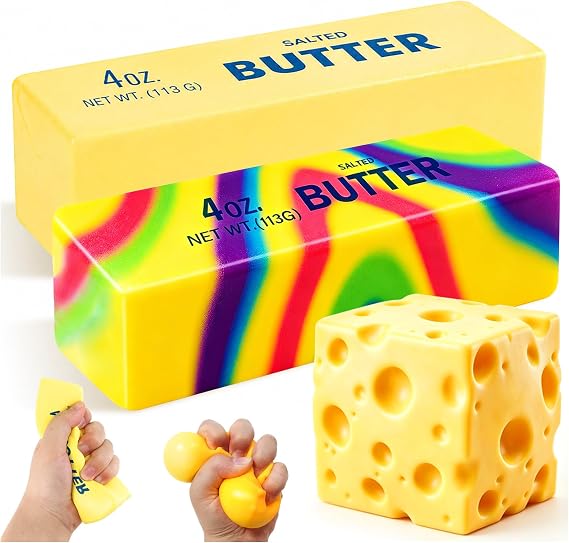 5 Pcs Butter Cheese Toys Set