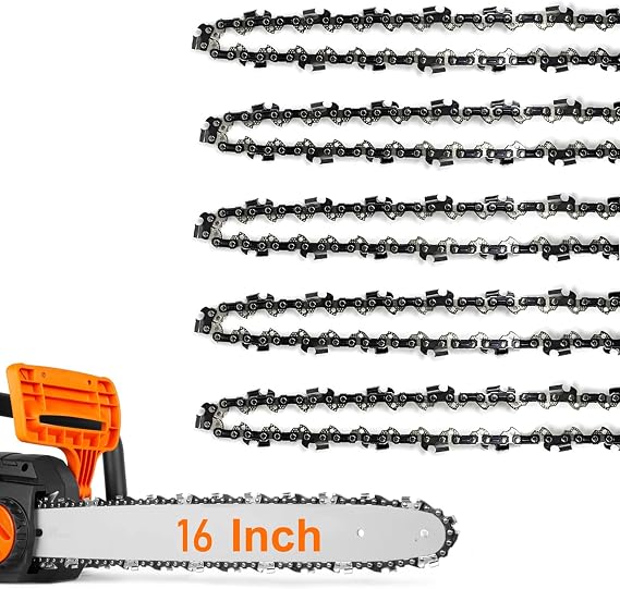 Stihl Chain Saw Chain Chain 5 Pack 16" Stihl 61PMM355, MS 017, MS 170, MS 171, MS 180C, Oregon 90PX055G, 3/8" LP Pitch .43" Gauge 55 Drive Links