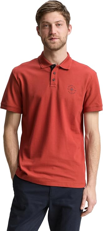 TOM TAILOR Men's Basic Polo Shirt in Plain Colours