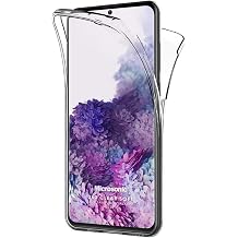 Case for Microsonic Samsung Galaxy S20 6 sides full full protection 360 Clear Soft Transparent [Case Compatible with Galaxy S20 - Transparent]