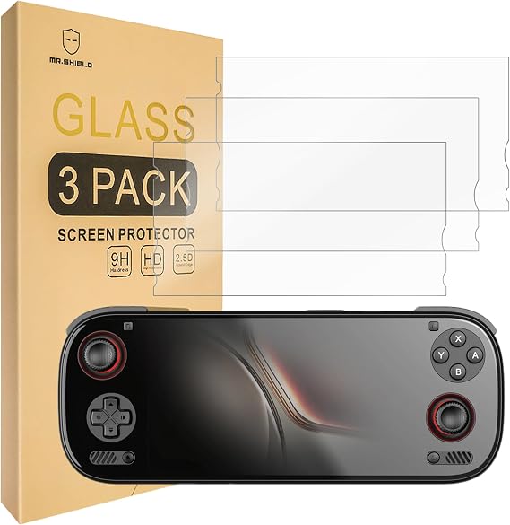 Mr.Shield 3-Pack Tempered Glass Screen Protector compatible with AYN Odin 3