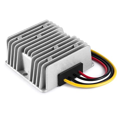 Voltage Buck Converter Regulator DC 24V to DC 12V 20A 240W Waterproof Power Transformer, Voltage Reducer, High-Power DC/DC Power Supply Module Buck Transformer, for Golf Cart, Forklifts, Car