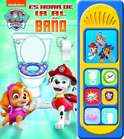 Nickelodeon: PAW Patrol - Es Hora de ir al Baño - Libro con 7 Botones de Sonidos - PI Kids (Patrulla Canina) (LSD)
