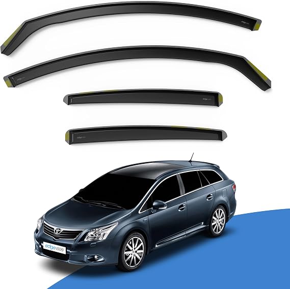 EdgeVisors Wind Deflectors Toyota Avensis MK3 5Dr Estate 2009-2018 4pc
