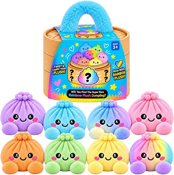 Giant Dumpling Pillow Cute Plush Stuffed Steamed Bun Pillow （Random: One）