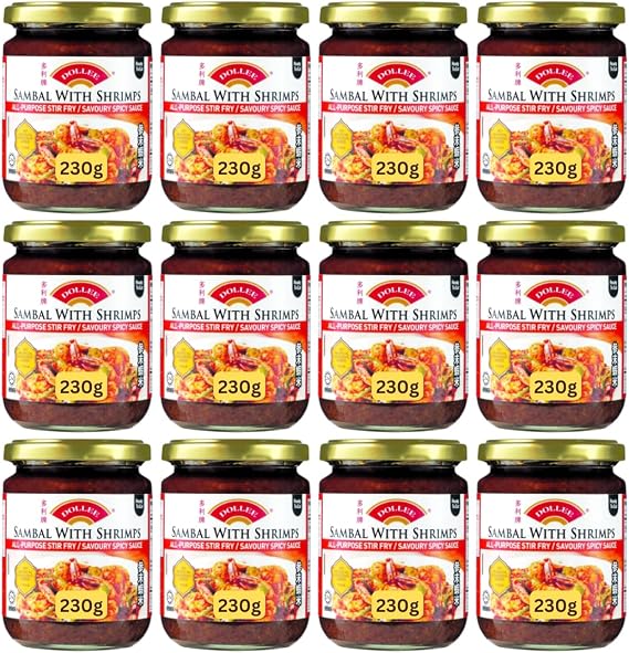 Sambal with Shrimps Chilli Paste (12x230g)