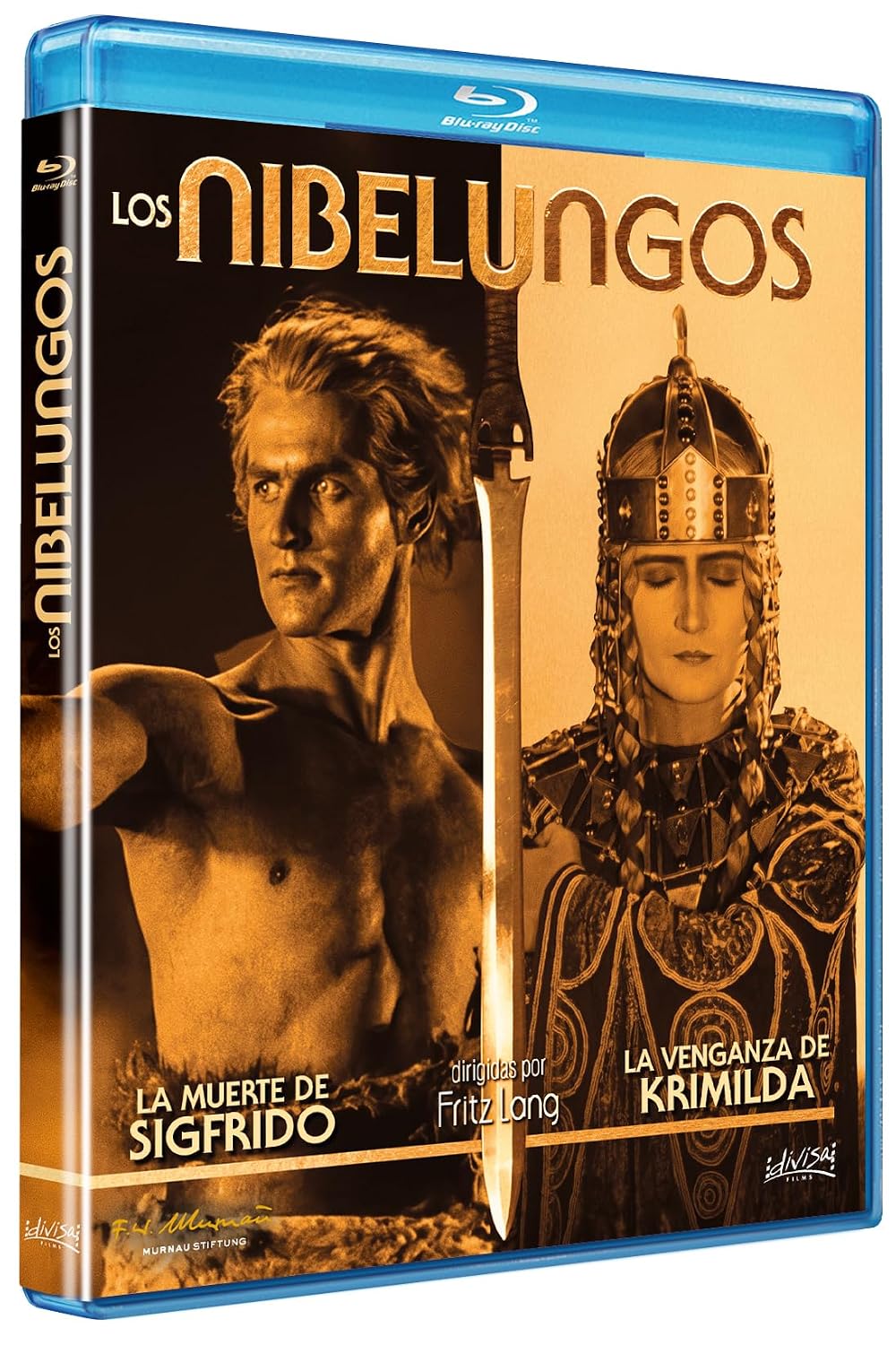 Los Nibelungos (Die Nibelungen): La Muerte de Sigfrido ((Siegfrieds Tod)) + La venganza de Krimilda (Kriemhilds Rache) (1924) (Fritz Lang) (2 discos) (Blu-ray)