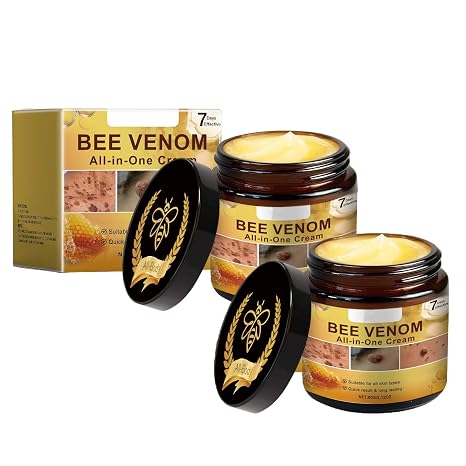 Bee Venom Complete Cream Bee Venom Complete Cream Bee Venom Skin Care Cream Deep Nourishment Soothing Natural Formula Gentle Care Bee Venom All-in-One Cream (120 g)
