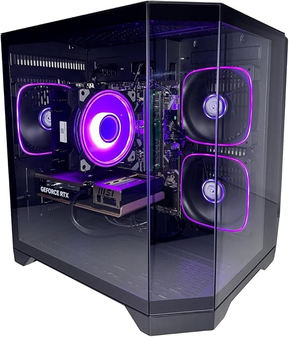 GFX-007 Gaming PC High-Performance PC - AMD R5 5500 • 16GB RAM DDR4 • RTX 3050 8GB • 256 SSD • 1TB HDD - • Advanced Cooling • Windows 11 (RTX 3050 8GB, R5 5500) (AMD 5 9600X)
