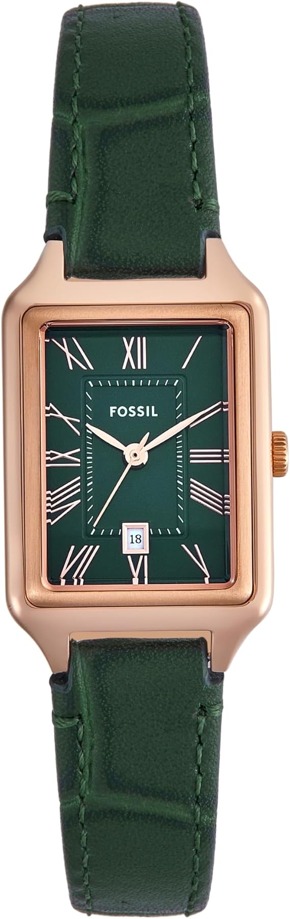 Fossil Raquel Watch for Women, Quartz Three Hand Movement with Leather Strap