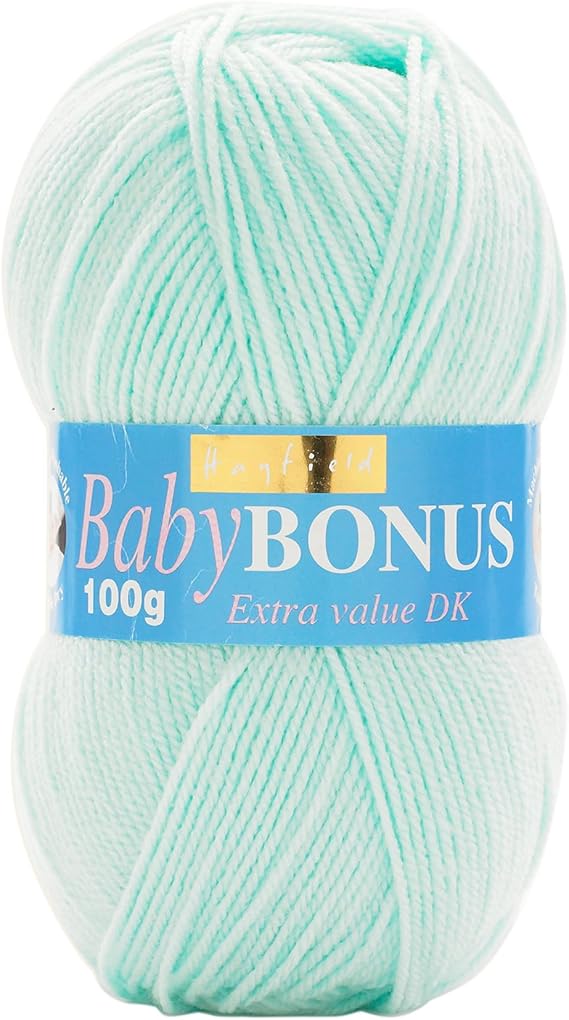Sirdar Wool Hayfield Bonus DK Double Knitting, Baby Mint (853), 100g
