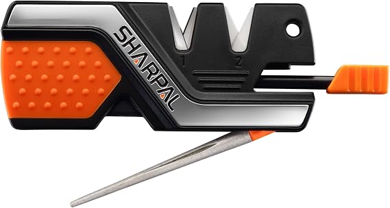 Sharpal 101N 6-Function Knife Sharpener, Knife Sharpening, Blade Sharpening, Sharpener, Fishing Needle, Stick Type Diamond Sharpener & Fine Ceramic Sharpener, Coarse Sharpening/Finishing Whetstone