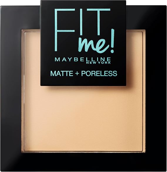Maybelline Matte Setting Powder, Fit Me! Matte & Poreless Translucent Setting Powder, Oil Control, Blends Smoothly & Evenly, Natural Finish, Long Wearing, Pore Minimizing, 115 Ivory