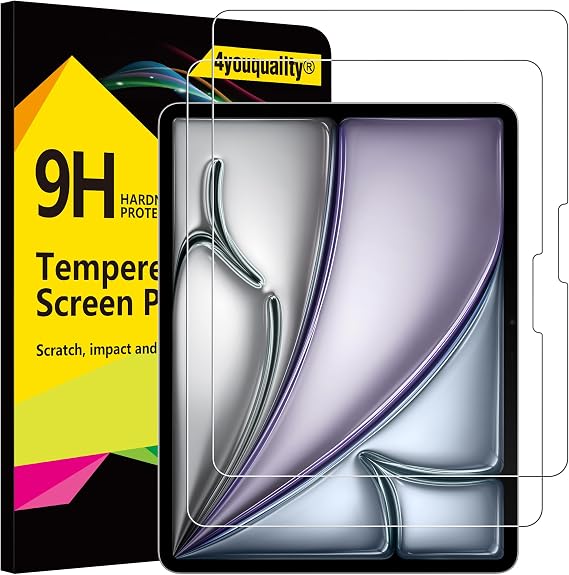 4youquality 2-Pack for iPad Pro 13-Inch & Air 13-Inch Screen Protector