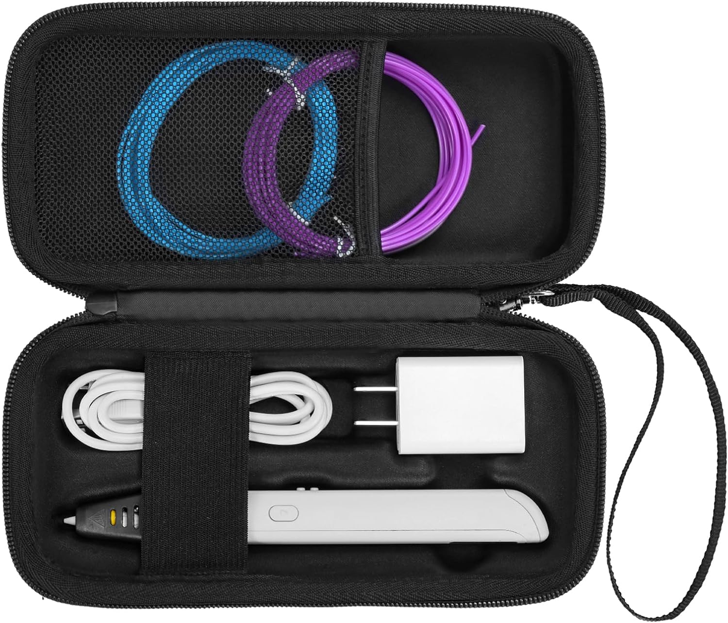 Hard Carry case Compatible with MYNT3D Super  MYNT3D Professional  MYNT3D Pro Printing 3D Pen Only Case,Black