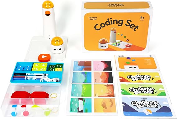 Screenless Coding Robot Toy for Kids aged 4-10 (Coding Set)