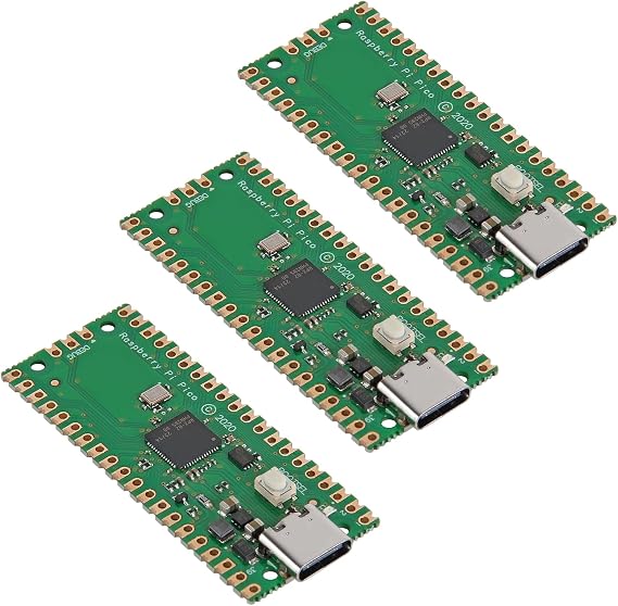 Raspberry Pi PicoタイプCポート用 RP2040チップデュアルコアARM Cortex M0+プロセッサ 最大133MHz C/C++/Python対応