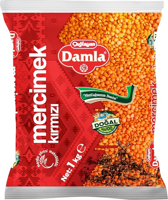 Damla Kırmızı Mercimek 1 kg